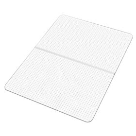 Chair Mat, 36 x 48-inch Office Chair Mat for Carpeted Floors, Plastic Floor Protector Rug with Studded, Non-Slip & Easy to Clean