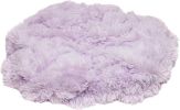 Premium Solid Faux Long Fur Throw Blanket - Soft, Fuzzy Throw Blanket - for Bed or Couch - 50" x 65" - Purple Orchid