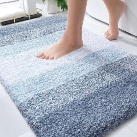 Bathroom Rug Mat 30x20, Extra Soft and Absorbent Microfiber Bath Rugs, Non-Slip Plush Shaggy Bath Carpet, Machine Wash Dry