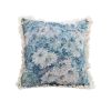 19.7in Oil Painting Shabby Chic Style Handmade Throw Pillow â€“ Full Floral Needlepoint Decorative Cushion