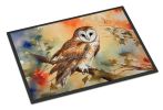 NEW Barn Owl Doormat Front Door Mat Indoor Outdoor Rugs for Entryway, Non Slip Washable Low Pile, 18H X 27W