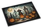 NEW La Llorona Skeleton Spooky Halloween Doormat Front Door Mat Indoor Outdoor Rugs for Entryway, Non Slip Washable Low Pile, 18H X 27W