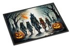 NEW Werewolves Spooky Halloween Doormat Front Door Mat Indoor Outdoor Rugs for Entryway, Non Slip Washable Low Pile, 18H X 27W