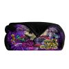 Mushroom Printed Flannel Throw Blanket Colorful Ultra-Soft Fuzzy Lightweight Flannel Skull Throw Blankets for Couch Bed Sofa All Season Warm Cozy Camp