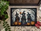 NEW Witches Spooky Halloween Doormat Front Door Mat Indoor Outdoor Rugs for Entryway, Non Slip Washable Low Pile, 18H X 27W