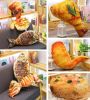 3D Simulation Potato Pillow Food Shape Back Cushion Plush Stuffed Toy