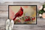 Cardinal Doormat Front Door Mat Indoor Outdoor Rugs for Entryway, Non Slip Washable Low Pile, 24H X 36W