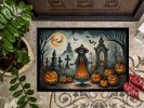 NEW La Llorona Skeleton Spooky Halloween Doormat Front Door Mat Indoor Outdoor Rugs for Entryway, Non Slip Washable Low Pile, 18H X 27W