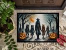 NEW Werewolves Spooky Halloween Doormat Front Door Mat Indoor Outdoor Rugs for Entryway, Non Slip Washable Low Pile, 18H X 27W