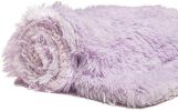 Premium Solid Faux Long Fur Throw Blanket - Soft, Fuzzy Throw Blanket - for Bed or Couch - 50" x 65" - Purple Orchid