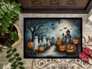 NEW Ghosts Spooky Halloween Doormat Front Door Mat Indoor Outdoor Rugs for Entryway, Non Slip Washable Low Pile, 18H X 27W