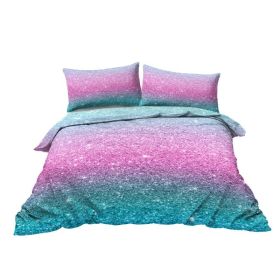 3PCS Ultra Soft Duvet Cover Set For Comforter Star Bedding Set Full Queen King Size (Option: Queen-Multicolor)