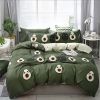 3Pcs Avocado Bedding Sets Fruit Theme Duvet Cover Sets Cute Avocado Quilt Cover Set