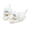 Women's Plush Cat Slippers, Anti-Slip Cute Winter Warm Floor Shoes Slippers