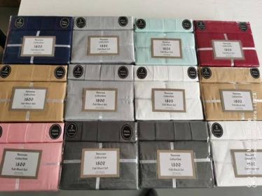 Vanessa 1800 Series Solid Microfiber 6 Piece Sheet Set (Bed Size: Queen)
