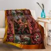 Red Dragon Flannel Blanket Skeleton Fleece Throw Blanket Lightweight Soft Cozy Blankets for Sofa Bedroom All Season