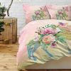 Unicorn Bedding Set 3-Piece Kids Bed Sets for Girls, Glitter Unicorn Bedding, Teen Unicorn Duvet Cover Sets, Ultra Soft Unciorn Rose Bedspreads