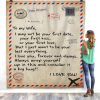 Letter Blanket Soft Flannel Throw Blanket 200*150CM