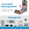 Full Body Electric Massage Mat Heating Vibration Massage Pad Cushion Back Massage Mattress Chair Pad with Neck Foot Massage Head Pillow and Cloth Lumb