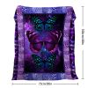 1pc Cozy Butterfly Printed Flannel Blanket - Soft, Warm, And Lightweight Throw For Couch, Sofa, Office, Bed, Camping